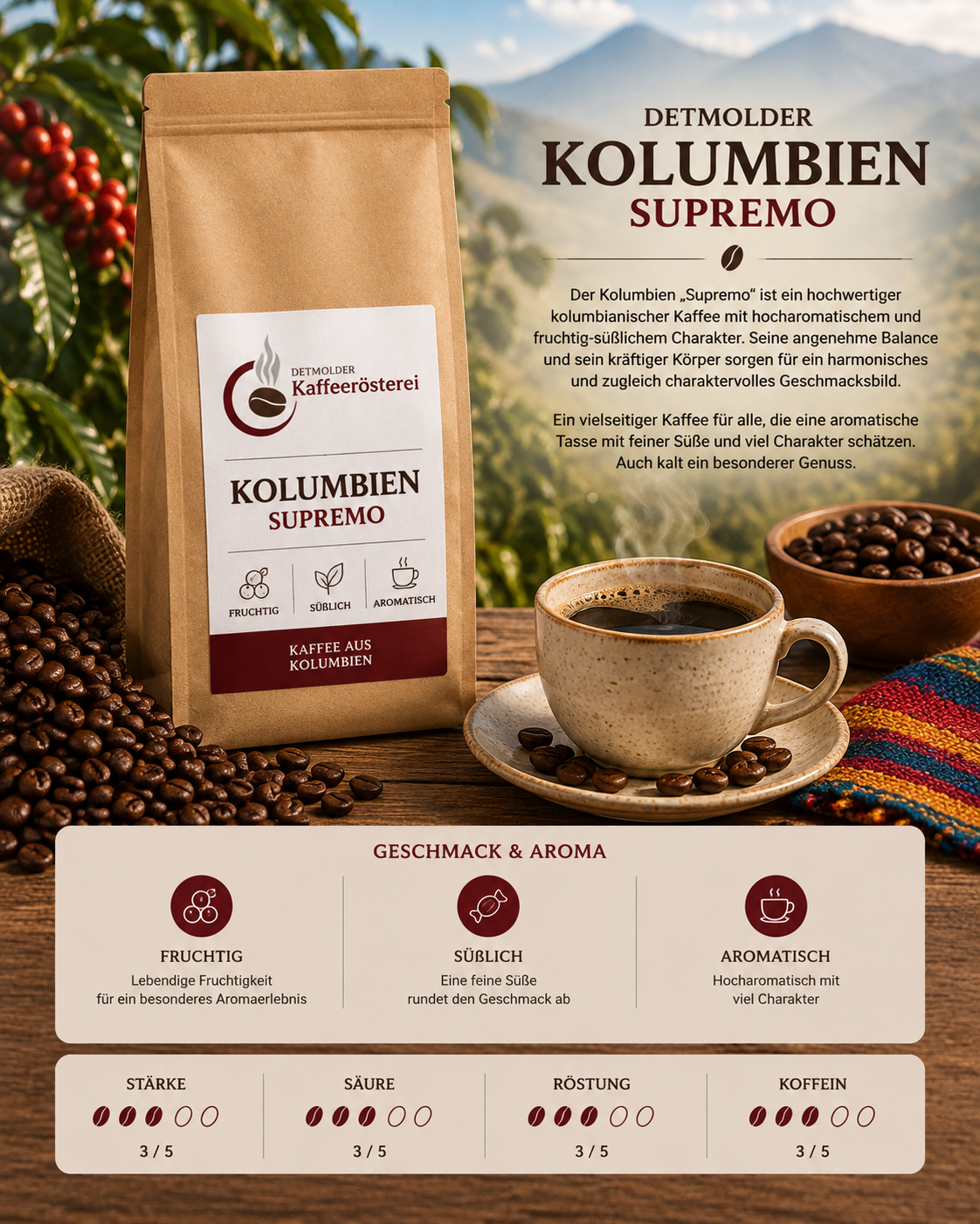 Kolumbien „Supremo“